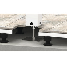 Terčová podložka so skrutkovacou pätkou pod terasové dosky