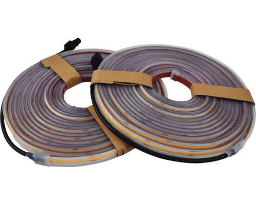 Dva kotúče ohybného neónového LED svetelného pásika na dekoráciu.