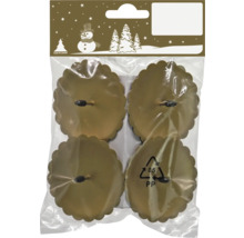 Držiaky na sviečky pre vianočné pyramídy, balenie po štyroch