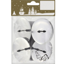 Balenie čajových sviečok so symbolom recyklácie