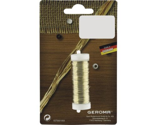 Zlatý drôt na cievke pre ručné práce