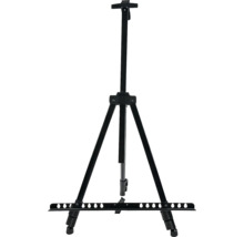 Čierny maliarsky stojan pre umelecké potreby