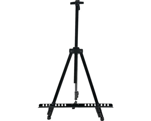 Čierny maliarsky stojan pre umelecké potreby