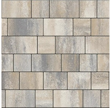 Dlažobné kocky uložené vo väzbe