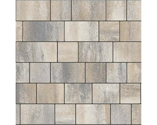 Dlažobné kocky uložené vo väzbe