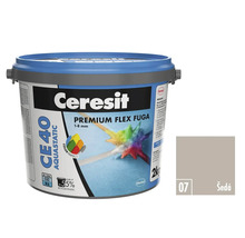 Ceresit Premium Flex škárovacia hmota CE 40 Aquastatic vo vedre, farba sivá