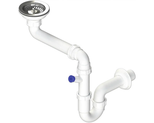 Drezový sifón 3 1/2" pre nerezové drezy SPNS3SNO Umývadlová výpust' so sifónom