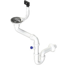 Drezová odpadová súprava so sifónom a prípojkou spotrebiča