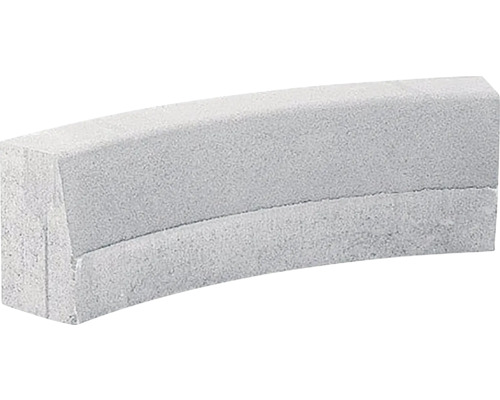 Zakrivený obrubník z betónu