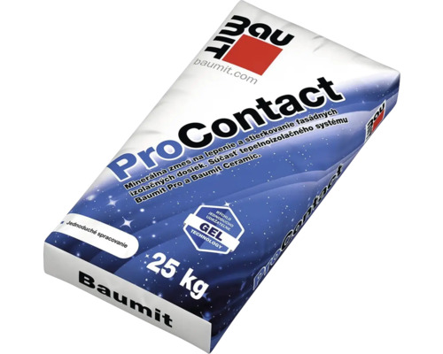 Vrece s fasádnym lepidlom a stierkou 25 kilogramov