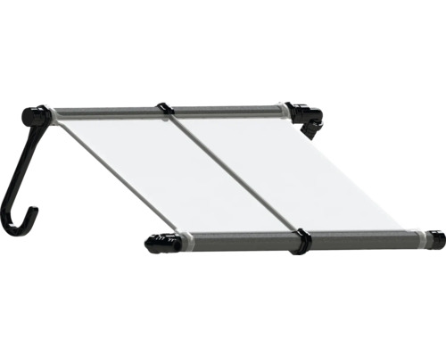 Prítlačná markíza s upevňovacími hákmi na balkón