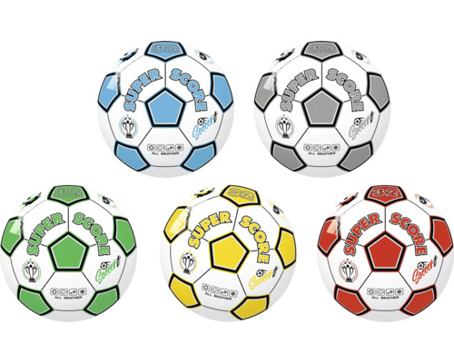 Lopta futbalová Ø 23 cm Päť futbalových lôpt Super Score s potlačou