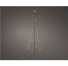 Dekoratívny svetelný strom s hviezdou pre vnútorné a vonkajšie použitie