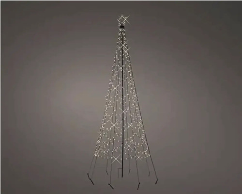 Dekoratívny svetelný strom s hviezdou pre vnútorné a vonkajšie použitie