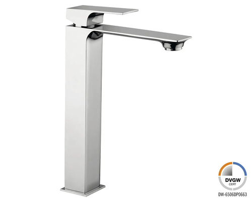 Umývadlová batéria páková Jungborn Venti chrómová Vysoká umývadlová batéria z kovu