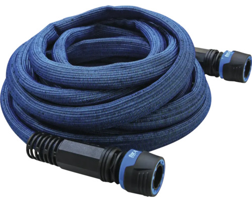 Stočená záhradná hadica s koncovkami