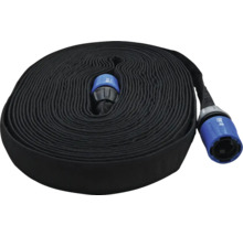 Stočená požiarna hadica s koncovkami