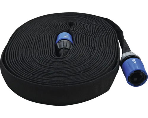 Stočená požiarna hadica s koncovkami