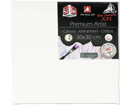 Plátno na ráme XXL Premium Artist, 30x30 cm