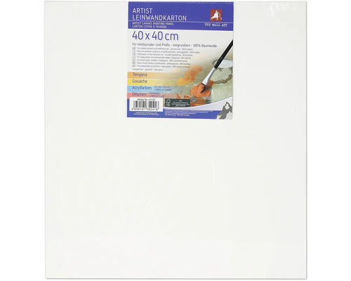 Maliarske plátno Artist, 40 x 40 cm, s impregnáciou, 100% bavlnená tkanina