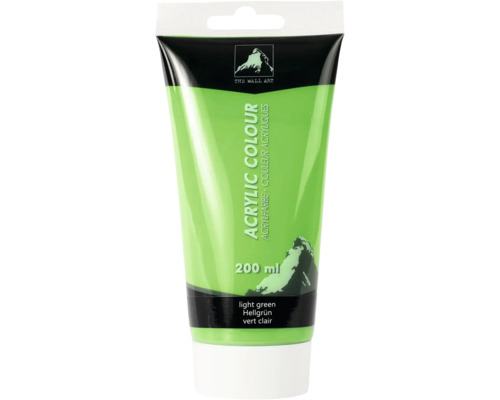 Tuba svetlozelenej akrylovej farby, 200 ml