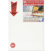 Sada plátien s tromi rámami s rozmermi 30 x 40 cm, 24 x 30 cm a 18 x 24 cm