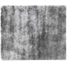 Sivý koberec s vysokým vlasom pre vnútorné použitie