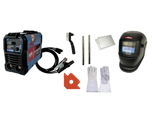 Zvárací set WELDY BOX 160 Zváracia súprava so zváračskou kuklou, zváracím drôtom, rukavicami, kefou a magnetickým uholníkom