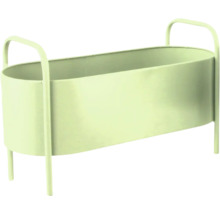 Oválny kovový kvetináč so stojanom