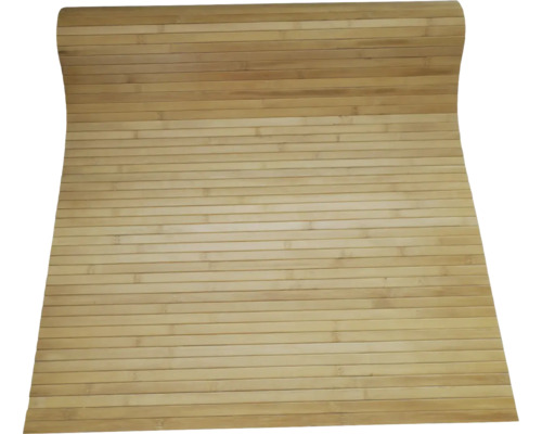 Bambusová rolovacia podložka rozvinutá