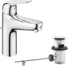 Umývadlová batéria s tiahlovou výpusťou