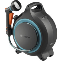 Box na hadicu Gardena so striekacou pištoľou na zavlažovanie záhrady