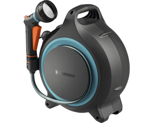 Box na hadicu prenosný Gardena MoveMatic Hose Storage Box na hadicu Gardena so striekacou pištoľou na zavlažovanie záhrady