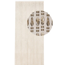 Dekoratívny šnúrkový záves s ozdobnými korálkami