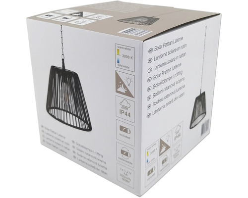 Balenie solárnej ratanovej lucerny