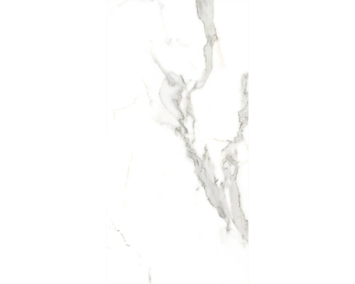 Biela dlaždica s mramorovým vzorom