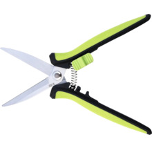 Záhradné nožnice s pružinou a plastovými rukoväťami