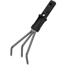 Záhradný kultivátor s tromi hrotmi a plastovou rukoväťou