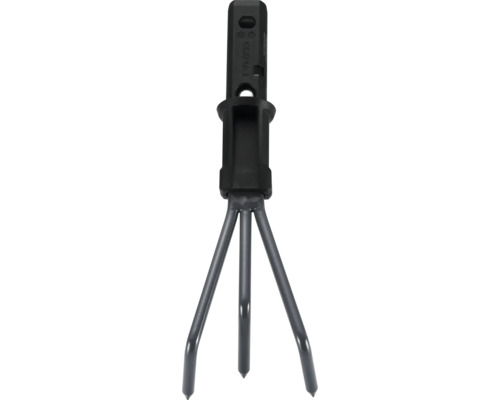 Vypichovač buriny s tromi hrotmi a plastovou rukoväťou