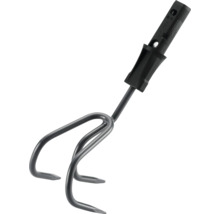 Záhradný kultivátor s tromi hrotmi a rukoväťou