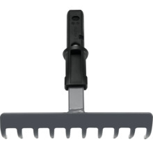 Záhradné hrable z kovu a plastu