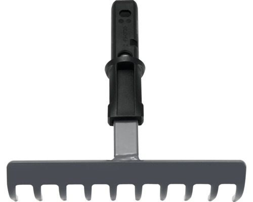 Záhradné hrable z kovu a plastu