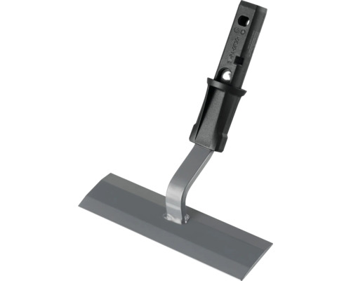 Škrabka na burinu s plastovou rukoväťou a kovovou čepeľou