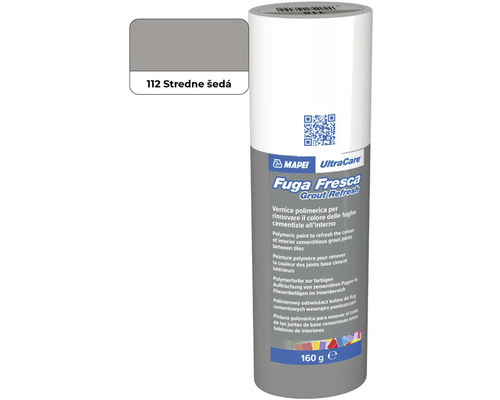 Mapei Fuga Fresca farba na škáry, odtieň 112 stredne sivá