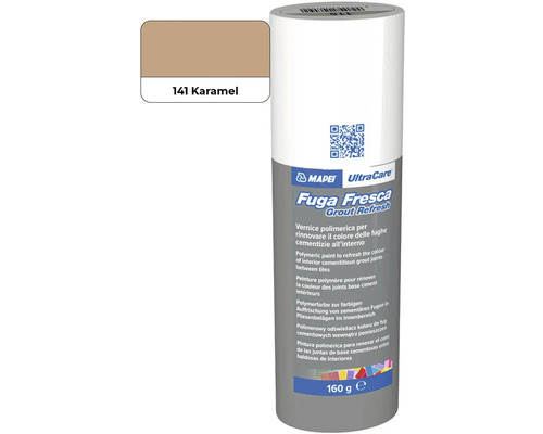 Škárovacia farba Karamel 141 vo fľaštičke s hmotnosťou 160 gramov