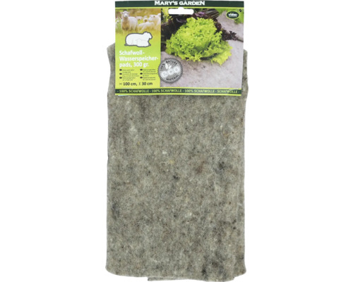 Marys Garden podložky z ovčej vlny zadržiavajúce vodu, 100 centimetrov krát 30 centimetrov