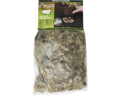 Vločky z ovčej vlny Mary's Garden 100 g Vločky ovčej vlny v balení 100 gramov pre záhradu