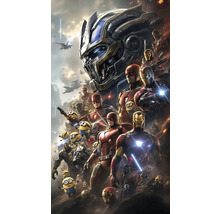 Ilustrácia superhrdinov a Mimoňov