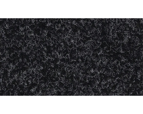 Trávna rohožka čierna 40x60 cm Detail čierneho koberca so slučkovou štruktúrou