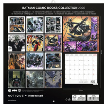 Kalendár Batman Comic Books Collection na rok 2026